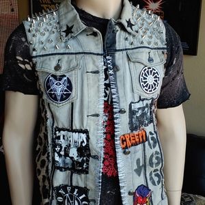 Custom horror punk vest